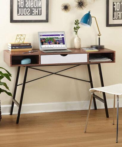 ايلي مكتب دراسة خشبي 120 سم وودي