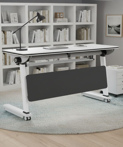 بلانك مكتب منزلي قابل للطي وودي