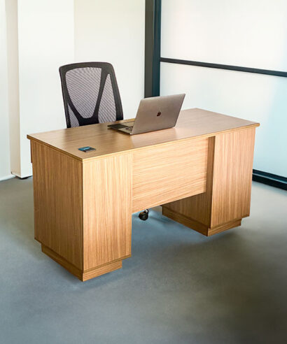 ناقو مكتب 140 سم بني وودي