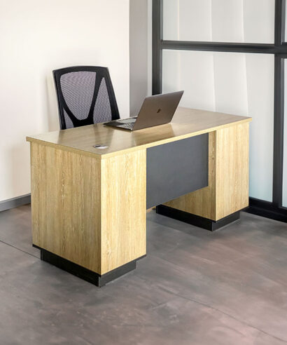 ناقو مكتب 140 رمادي وودي