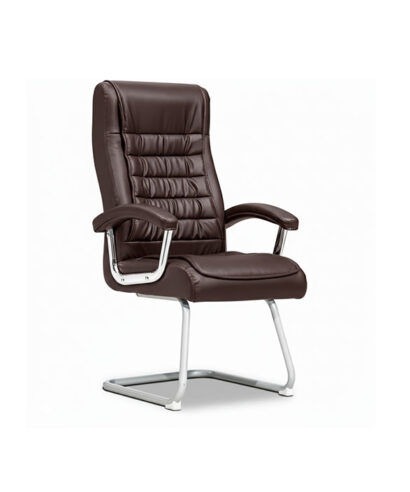 نيرون كرسي زوار جلد بني وودي